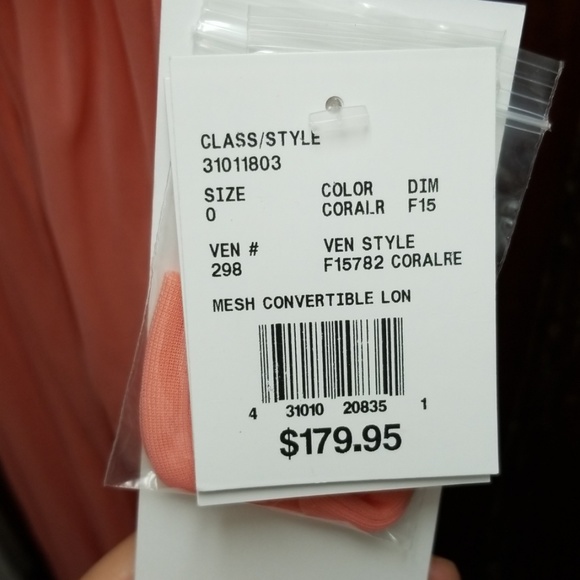 David's bridal versa convertible dress coral reef - Picture 7 of 8